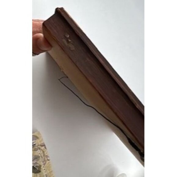 Antique Ornate Wood Frame With Intricate Carved Details 16.5"x13.5" Rustic Brown - Picture 13 of 16